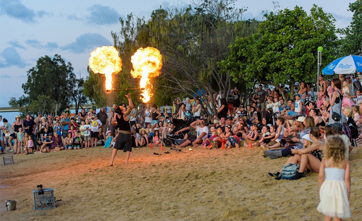 Buskers by the Creek