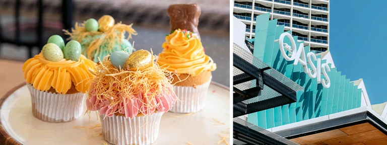 Cupcake decorating for Easter at The Oasis Shopping Centre Broadbeach