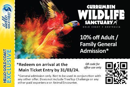 Discount Coupon – Currumbin Wildlife Sanctuary