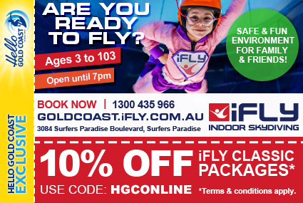 Discount Coupon – iFLY Indoor Skydiving Gold Coast