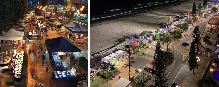 Surfers Paradise Beachfront Markets