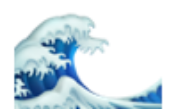 Wave-emoji