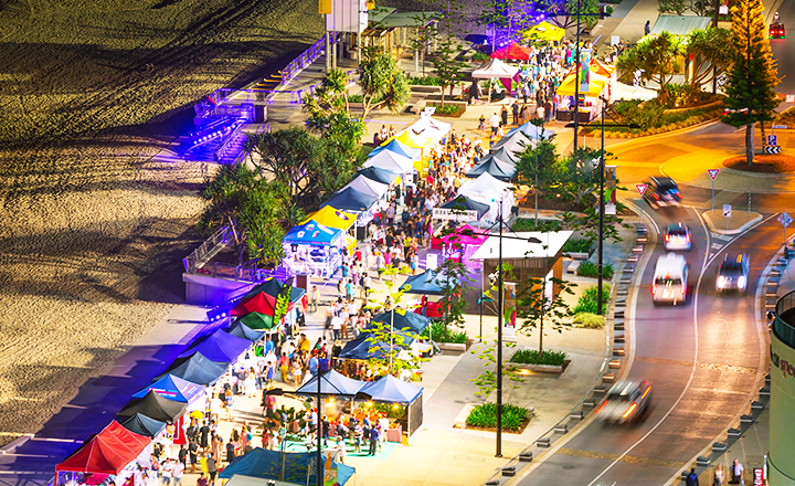 Surfers Paradise Beachfront Markets